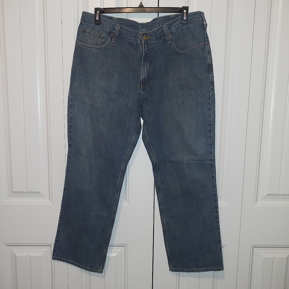 Carhartt Men's Relaxed Fit Blue Jeans - Size 38x30